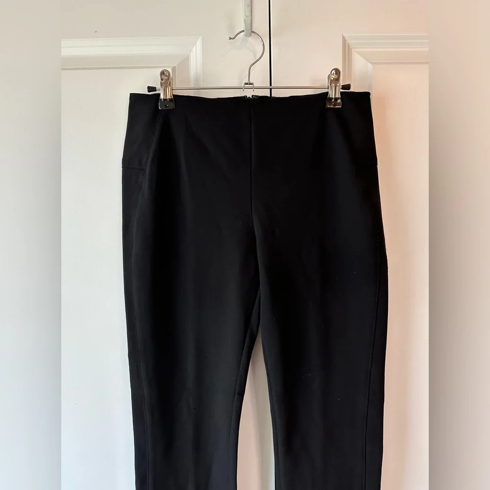 Veronica Beard Women’s Zip Back Scuba Pant Black (Size 4)